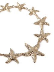 Aela Gold Tone Statement Starfish Collar Necklace - Image 3 of 3