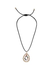 Gold Tone Aela Bright Statement Cord Necklace - Image 2 of 3