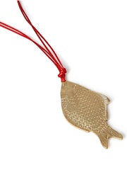 Aela Red Long Cord Fish Necklace - Image 3 of 3