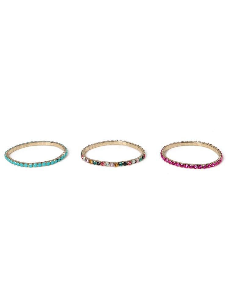 Cup Chain Stretch Anklet Set - Image 1 of 2 Cup Chain Stretch Anklet Set - Image 1 of 2