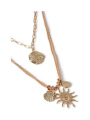 Aela Corded Multirow Necklace - Image 2 of 2