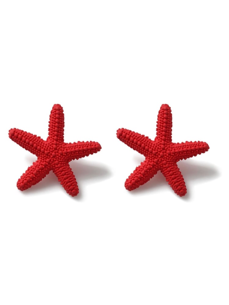 Matte Starfish Earrings - Imagen 2 de 3