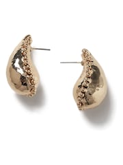 Dome Bobble Edged Earrings - Image 3 of 4