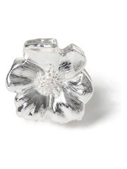 Aela Silver Metal Flower Hair Claw - Image 1 of 2