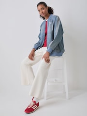 adidas Originals Black Denim Superstar Track Oversized full-zip track jacket - Image 2 of 6