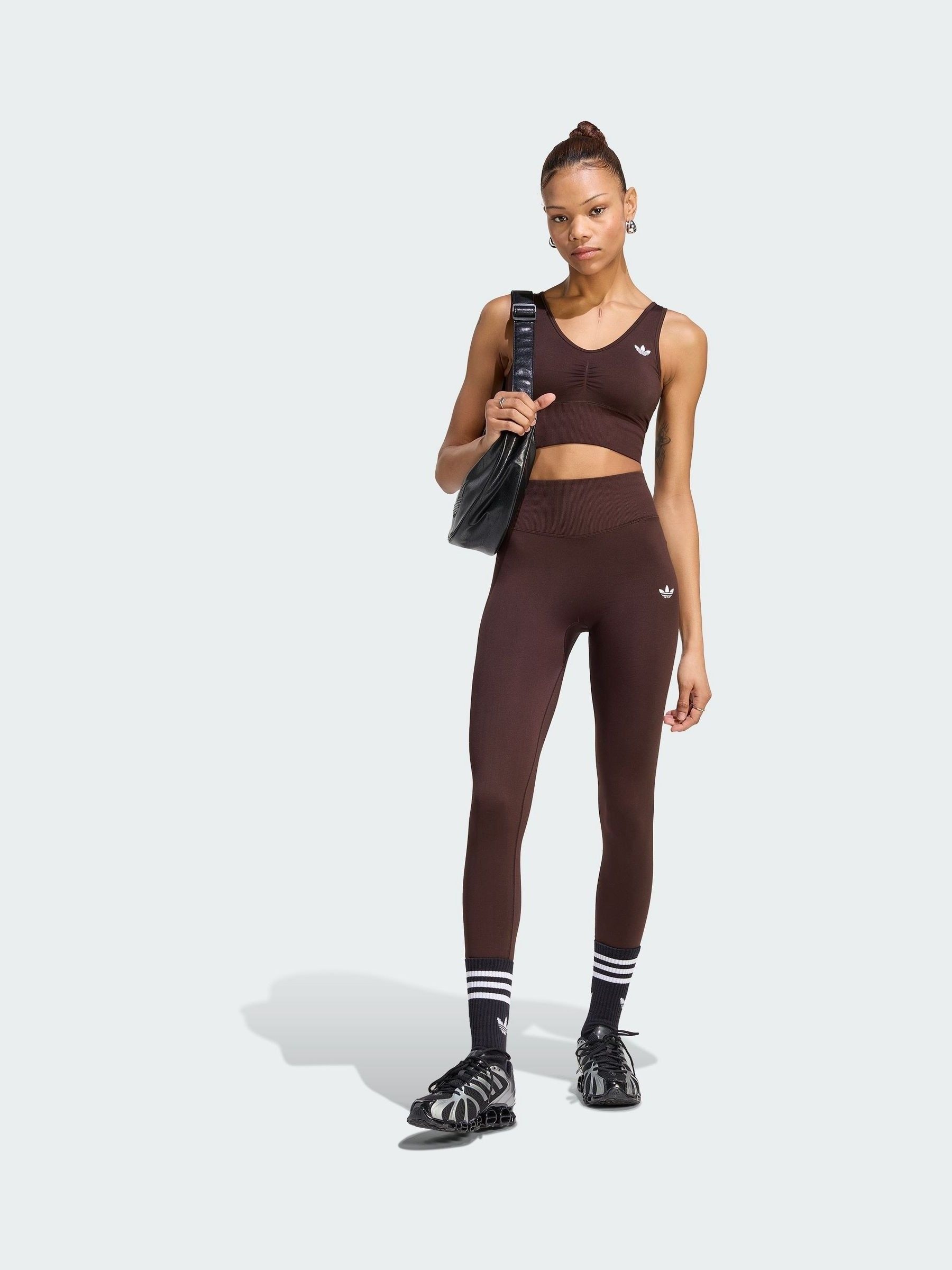 新品未使用 マリーンセル 25SS メッシュタイツ ブラウン XS タグ付き Next：日本 ダークブラウン - adidas Originals シームレスタイツ from