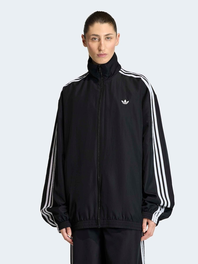 adidas Originals Black Firebird Track Top - Image 1 of 6