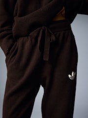 adidas Originals Brown Essential Knit Trousers - Image 4 of 9