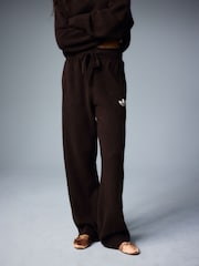 adidas Originals Brown Essential Knit Trousers - Image 6 of 9