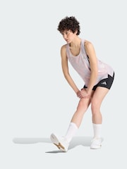 adidas Pink/Grey adi365 Run Animal Print Iconic Vest - Image 1 of 6