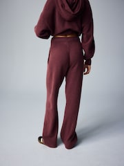adidas Originals Dark Red Essential Knit Trousers - Image 3 of 10