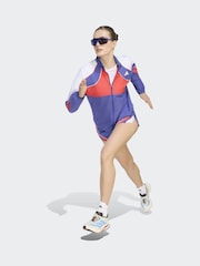 adidas Blue Adizero Running Jacket - Image 3 of 6