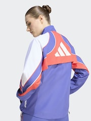 adidas Blue Adizero Running Jacket - Image 4 of 6