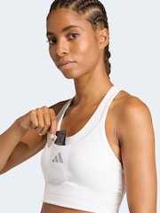 adidas White adi365 Pocket Run Bra - Image 5 of 8