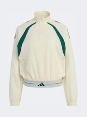 adidas Ivory Hyperglam Wind DNA Sweat Top - Image 1 of 1
