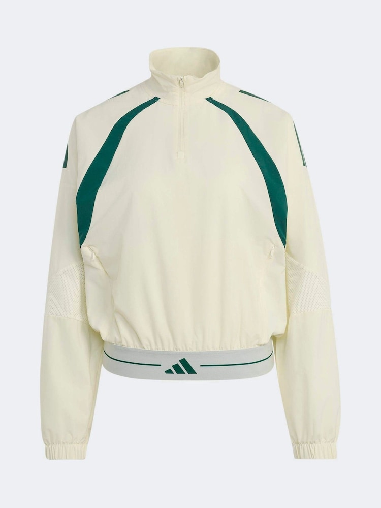 Fildeș - adidas Hyperglam Wind DNA Sweat Top - Imaginea 6 din 6