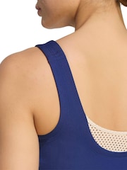 adidas Dark Blue Hyperglam Training Bra - Image 5 of 7
