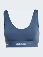 adidas Navy Quarter 1 Hyperglam Light Support Bra - Image 1 of 2