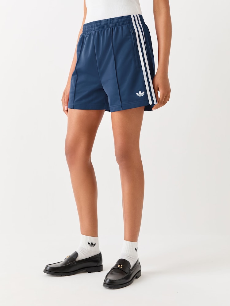 adidas Originals Dark Blue Firebird Shorts - Image 1 of 5 adidas Originals Dark Blue Firebird Shorts - Image 1 of 5