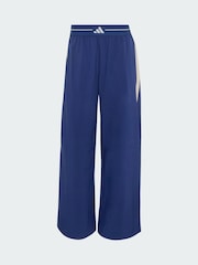 Dunkelblau - adidas Hyperglam Wide Leg Trousers - Bild 8 von 8