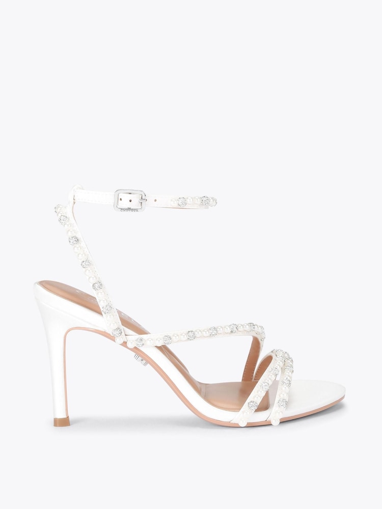 Carvela White Angelica Sandals - Image 1 of 4 Carvela White Angelica Sandals - Image 1 of 4