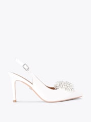 Carvela White Lucia Sling Shoes - Image 1 of 4