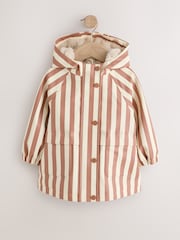 Rust and Cream Stripe - Vodootporna jakna sa štampom (12meseci-7godina) - Slika 6 od 11