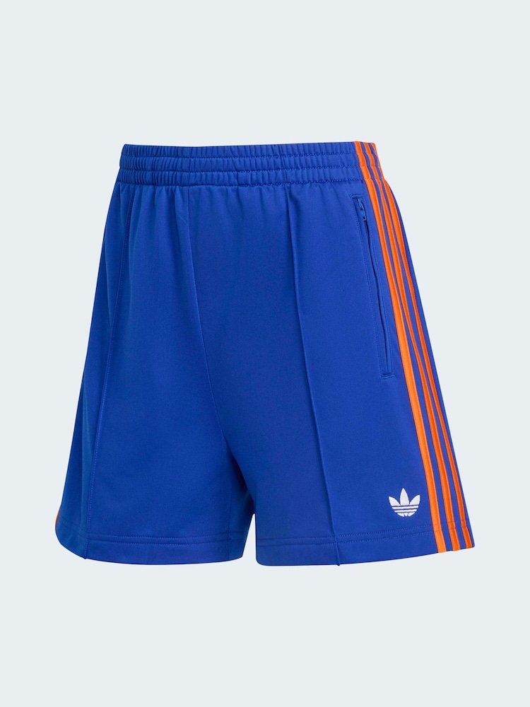 adidas Originals Blue/Orange Firebird Shorts - Image 1 of 1 adidas Originals Blue/Orange Firebird Shorts - Image 1 of 1