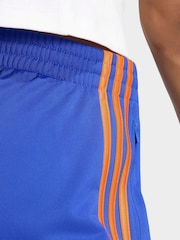 adidas Originals Blue/Orange Firebird Shorts - Image 5 of 6