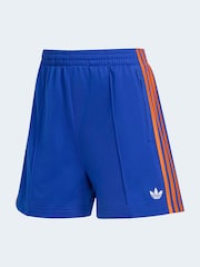 adidas Originals Blue/Orange Firebird Shorts - Image 6 of 6