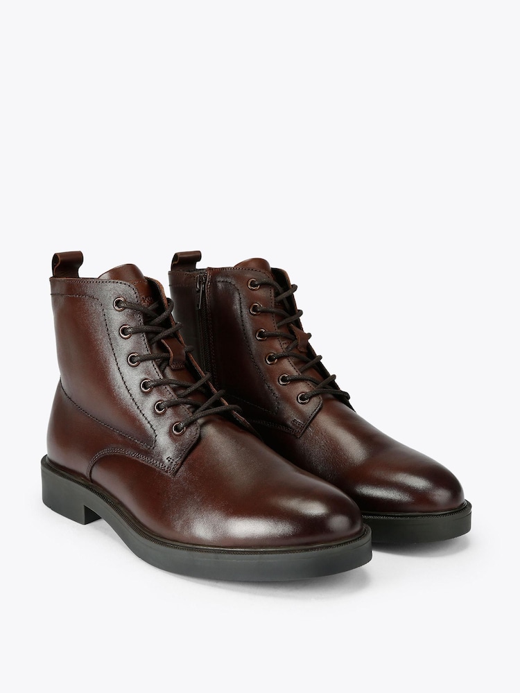 KG Kurt Geiger Brown Douglas Lace Boots - Image 5 of 5 KG Kurt Geiger Brown Douglas Lace Boots - Image 5 of 5