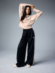 adidas Originals Brown Essential Knit Hoodie - Image 3 of 5