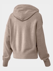 adidas Originals Brown Essential Knit Hoodie - Image 5 of 5
