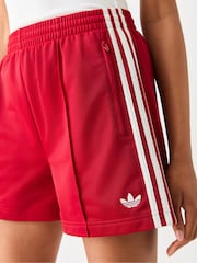 adidas Originals Red/White Firebird Shorts - Image 4 of 5