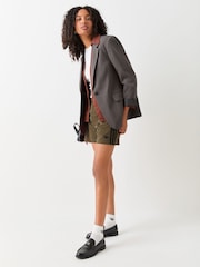 adidas Originals Beige Firebird Shorts - Image 2 of 5