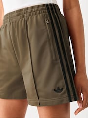 adidas Originals Beige Firebird Shorts - Image 4 of 5