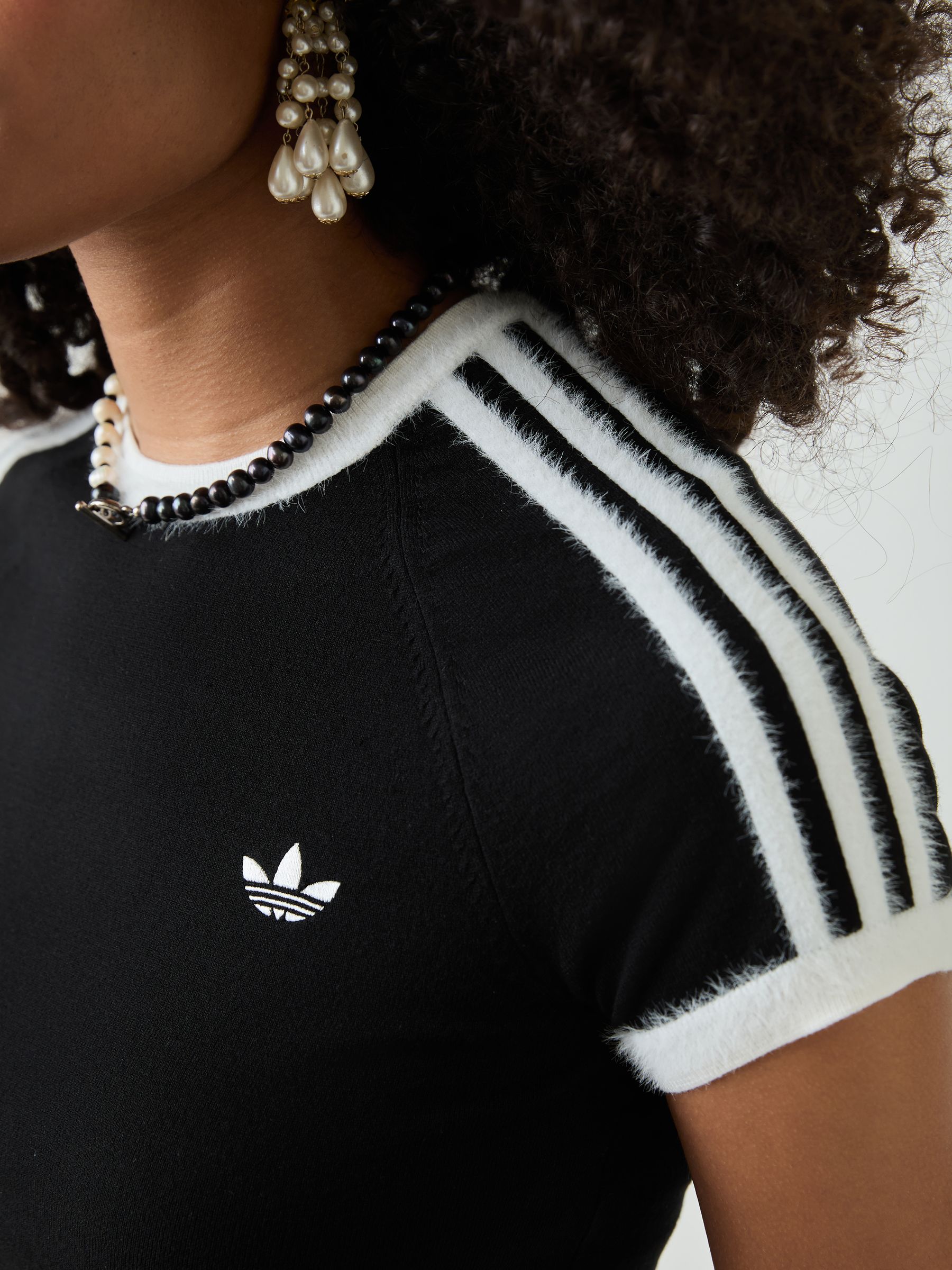 Buy adidas Originals Black Knit T-Shirt from Next USA