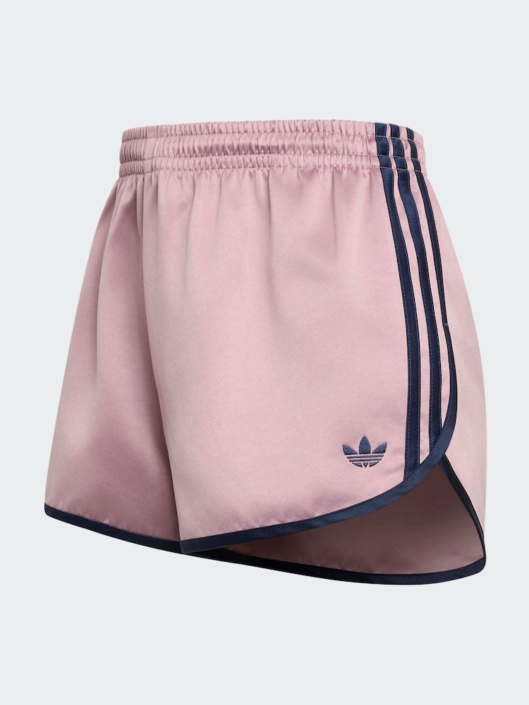 Фіолетовий - adidas originals 3 Stripes Sprinter Shorts - Image 5 of 5