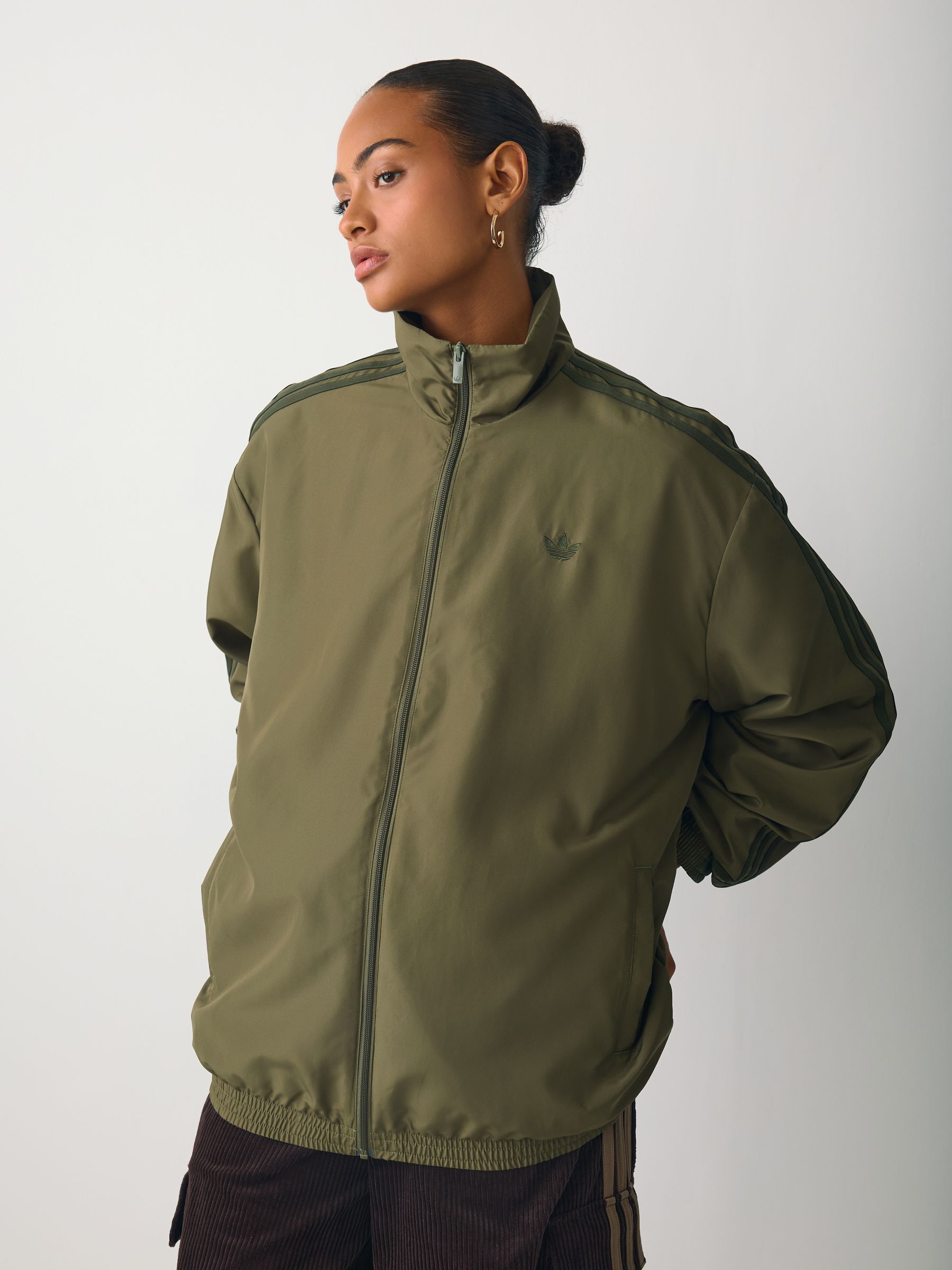 FINAL  ナイロンジャケット カーキ Mサイズ Buy adidas Originals Olive Green Firebird Track Jacket from Next USA