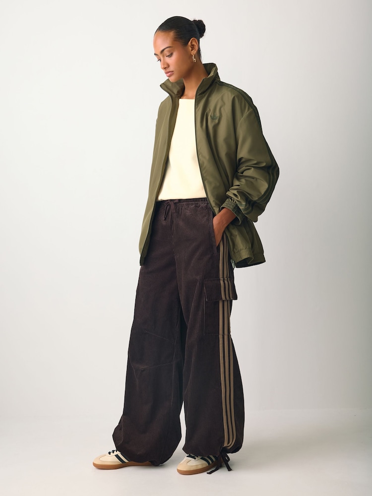 adidas Originals Olive Green Firebird Track Jacket - Image 2 of 6 adidas Originals Olive Green Firebird Track Jacket - Image 2 of 6