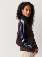 adidas Originals Brown Firebird Loose Track Top - Image 3 of 4