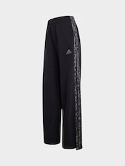 adidas Black/Animal 3-Stripes French Terry Joggers - Image 1 of 1