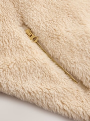 Superdry Cream Quarter Zip Fleece - Image 10 of 10