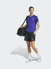 adidas Dark Purple Workout Essentials Crew Neck T-Shirt - Image 4 of 7