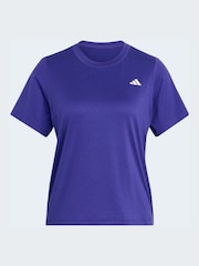 adidas Dark Purple Workout Essentials Crew Neck T-Shirt - Image 7 of 7