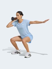 Bleu de ciel - adidas Workout Essentials 2Shorts en1 - Image 3 de 7