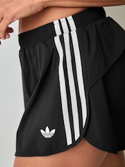 adidas Originals Black Sports Ruffle Training Shorts - Image 5 of 7