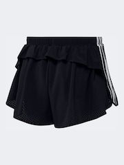 adidas Originals Black Sports Ruffle Training Shorts - Image 7 of 7
