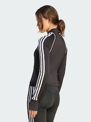 adidas Black x Originals 3-Stripes Full Zip Training Top - Image 2 of 5