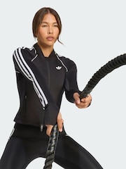 adidas Black x Originals 3-Stripes Full Zip Training Top - Image 3 of 5